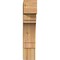 Ekena Millwork Merced Block Rough Sawn Bracket, Western Red Cedar, 6"W x 20"D x 28"H BKT06X20X28MRC05RWR - alternate 4